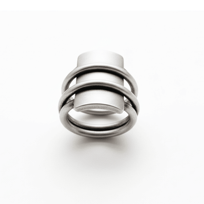 Vintage Geometric Stainless Steel Viking Ring